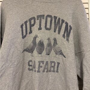 aerie Light Heather Gray Crewneck Sweatshirt